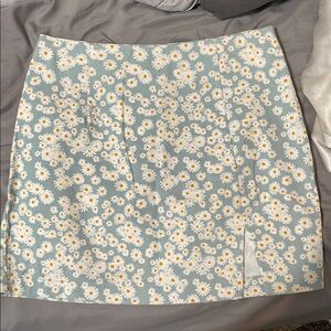 Floral Blue Skirt